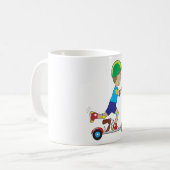 Mug Garçon de scooter (Devant gauche)