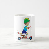 Mug Garçon de scooter (Centre)