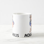 Mug Garçon d'eau Aquarius homme versant de l'eau (Centre)