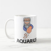 Mug Garçon d'eau Aquarius homme versant de l'eau (Gauche)