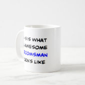 Mug garçon d'honneur, génial (Devant gauche)