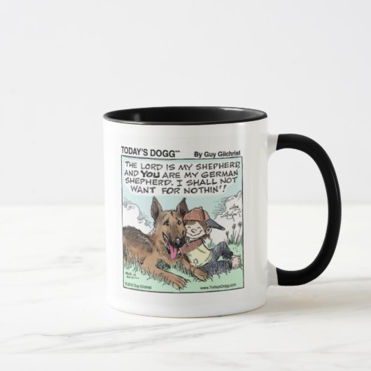 Mug Garçon et chien d'aujourd'hui de Dogg™ (Droite)