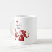 Mug Garçon & fille Valentines gnome Happy Valentines t (Devant gauche)