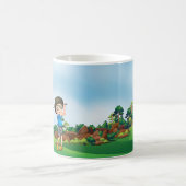 Mug Garçon jouant au golf (Centre)