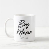 Mug Garçon Mama Custom Est. Année Mini maman maman mam (Gauche)