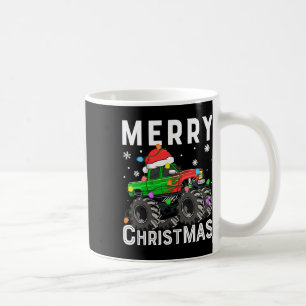 Mug Garçon Monstre Camion Joyeux Noël Chapeau Santa To