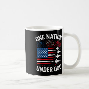 Mug Garçon Patriotique Une Nation Sous Dieu 4 Juillet