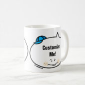 Mug Garçon personnalisable d'iamQuotes (Devant droit)