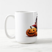 Mug Garçon Vampire Heureux Avec Des Citrouilles D'Hall (Gauche)