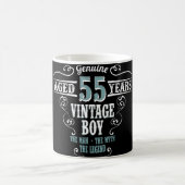 Mug Garçon vintage âgé 55 ans (Centre)