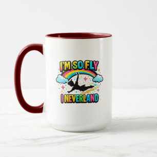 Mug Garçon Volant Fantastique Étoiles Arc-en-Ciel Colo
