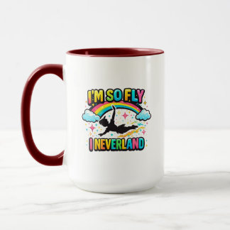 Mug Garçon Volant Fantastique Étoiles Arc-en-Ciel Colo