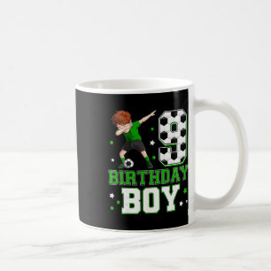 Mug Garçons 9e Anniversaire Fête Football 9 Ans 9 Ans