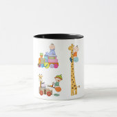 Mug Garçons avec pépinière train Giraffe et Wagon