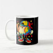 Mug Garçons Baseball Sensibilisation à l'autisme Crème (Gauche)