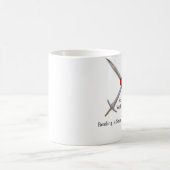 Mug Garçons I <3 chauds avec des épées (Centre)