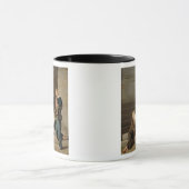 Mug Garçons jouant des matrices devant Christiansborg (Centre)