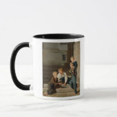 Mug Garçons jouant des matrices devant Christiansborg (Gauche)
