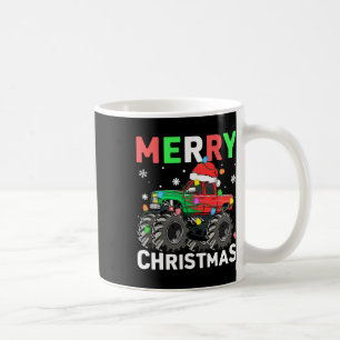 Mug Garçons Joyeux Noël Monster Truck Chapeau de Père