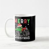 Mug Garçons Monster Camion Joyeux Noël Santa Hat Enfan (Gauche)