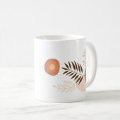 Mug Garde Calme & Continue Moderne Chic Personnalisé (Devant droit)