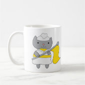 Mug Garde couleur chat Jaune et blanc (Gauche)