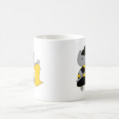 Mug Garde de couleur Chat Noir et Jaune Doré (Centre)
