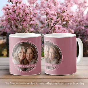 Mug Garde de Message Photo Modèle Sœurs Rose C107