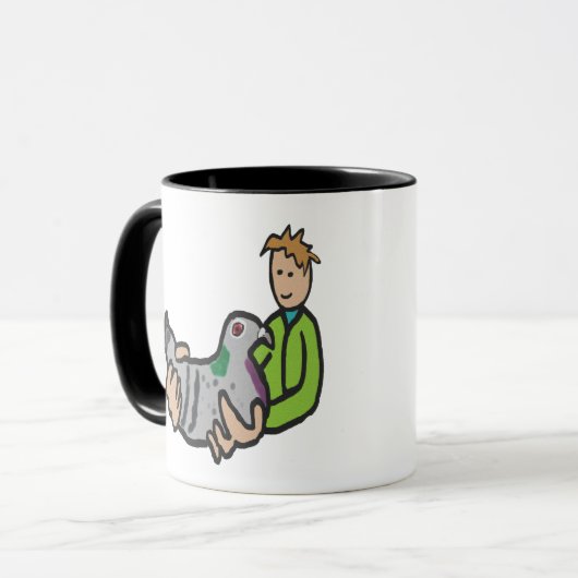 Mug Garde de pigeon (Devant gauche)
