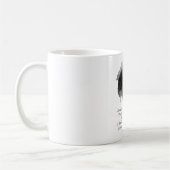 Mug Garde de Pomeranian noir (Gauche)