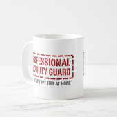 Mug Garde de sécurité professionnel (Devant gauche)