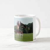 Mug Garde du drapeau continentale de la vieille garde (Devant droit)