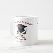 Mug Garde Éducation Assistante ''si Heureuse'' Personn (Devant gauche)