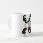 Mug Garde la boxe, ne jamais abandonner, entraînement (Devant gauche)