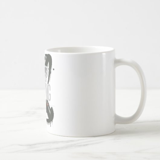 Mug Garde la boxe, ne jamais abandonner, entraînement (Droite)