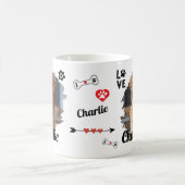 Mug Garde-mémoire de chien personnalisée | Tapis (Centre)