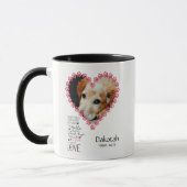 Mug Garde-mémoire de sympathie pour perte d'animal de (Gauche)