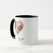 Mug Garde-mémoire de sympathie pour perte d'animal de (Devant gauche)