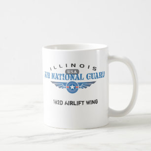 Mug Garde nationale d'air de l'Illinois - Etats-Unis