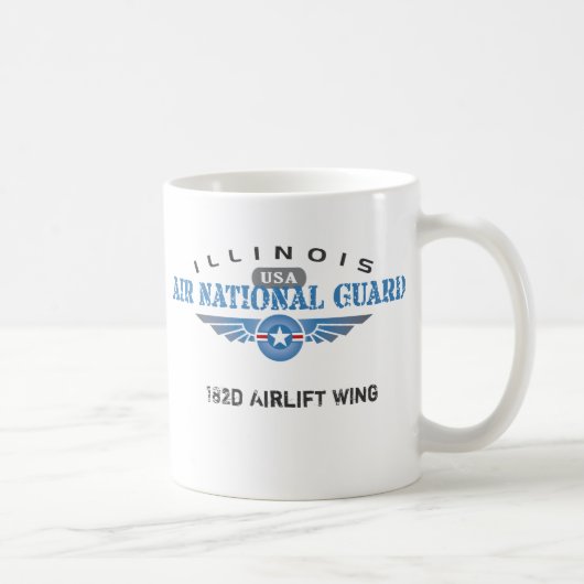 Mug Garde nationale d'air de l'Illinois - Etats-Unis (Droite)