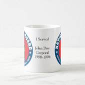 Mug Garde nationale des Etats-Unis - j'ai servi (Centre)