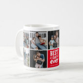 Mug Garde photo moderne 'Best Dad Ever' 9 (Devant gauche)