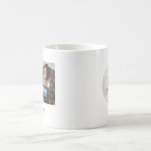 Mug Garde-texte photo minimaliste simple rouge (Centre)