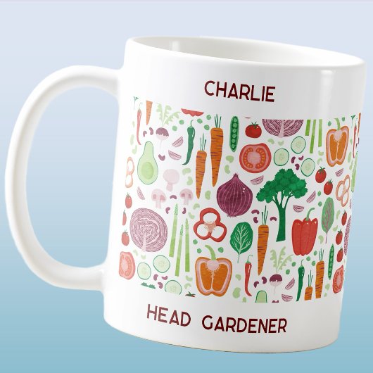 Mug Gardener à tête personnalisée
