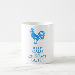 MUG GARDER CALME ET CÉLÉBRER PÂQUES