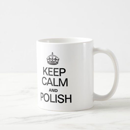MUG GARDER CALME ET POLONAIS (Droite)