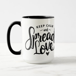 Mug Garder Calme Texte Art Amour Art Coeur Inspiration
