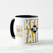 Mug garder la foi (Devant gauche)