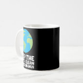 Mug Garder la Terre propre Ce n'est pas Uranus 1 (Devant gauche)