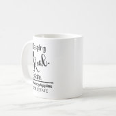 Mug garder l'agent immobilier open house vente (Devant gauche)